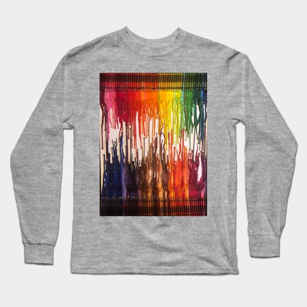 Melted crayons Long Sleeve T-Shirt by duncan101